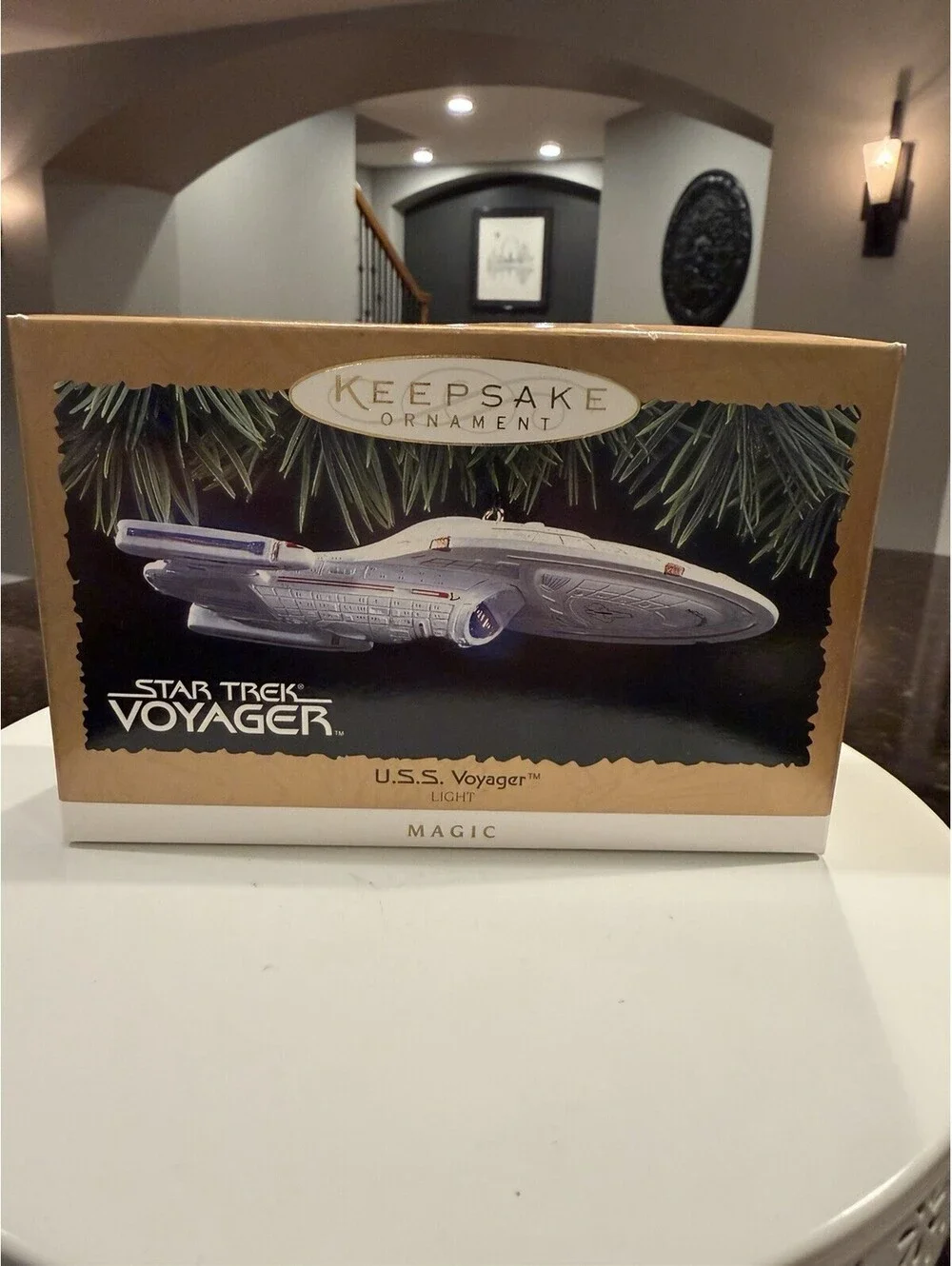Hallmark Keepsake 1990’s Star Trek Ornaments Set Of  3 New In Package Never Used